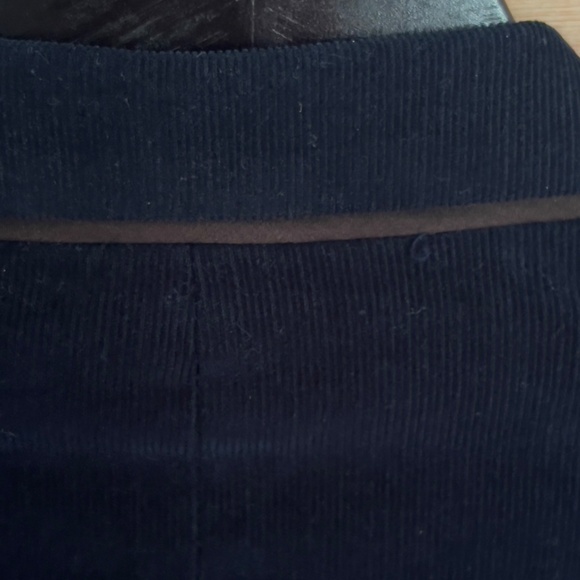 Lauren Ralph Lauren navy corduroy blazer men's 48R sports coat brown elbow patch - Picture 6 of 8